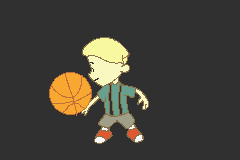 Backyard Basketball back cover for GameBoy Advance